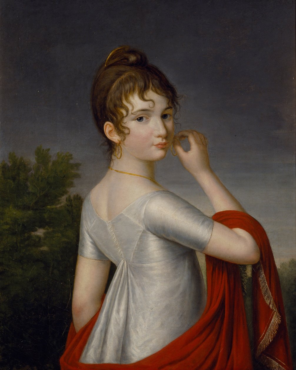 Zelfportret, ca. 1810 door Dolgorukova