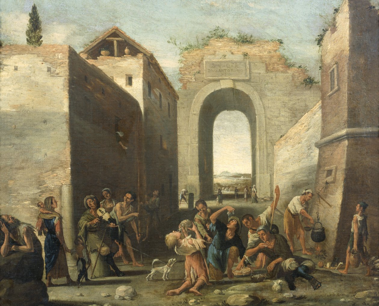Macaroni-eters door Domenico Gargiulo