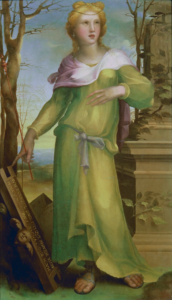 Tanaquil door Domenico di Pace Beccafumi  