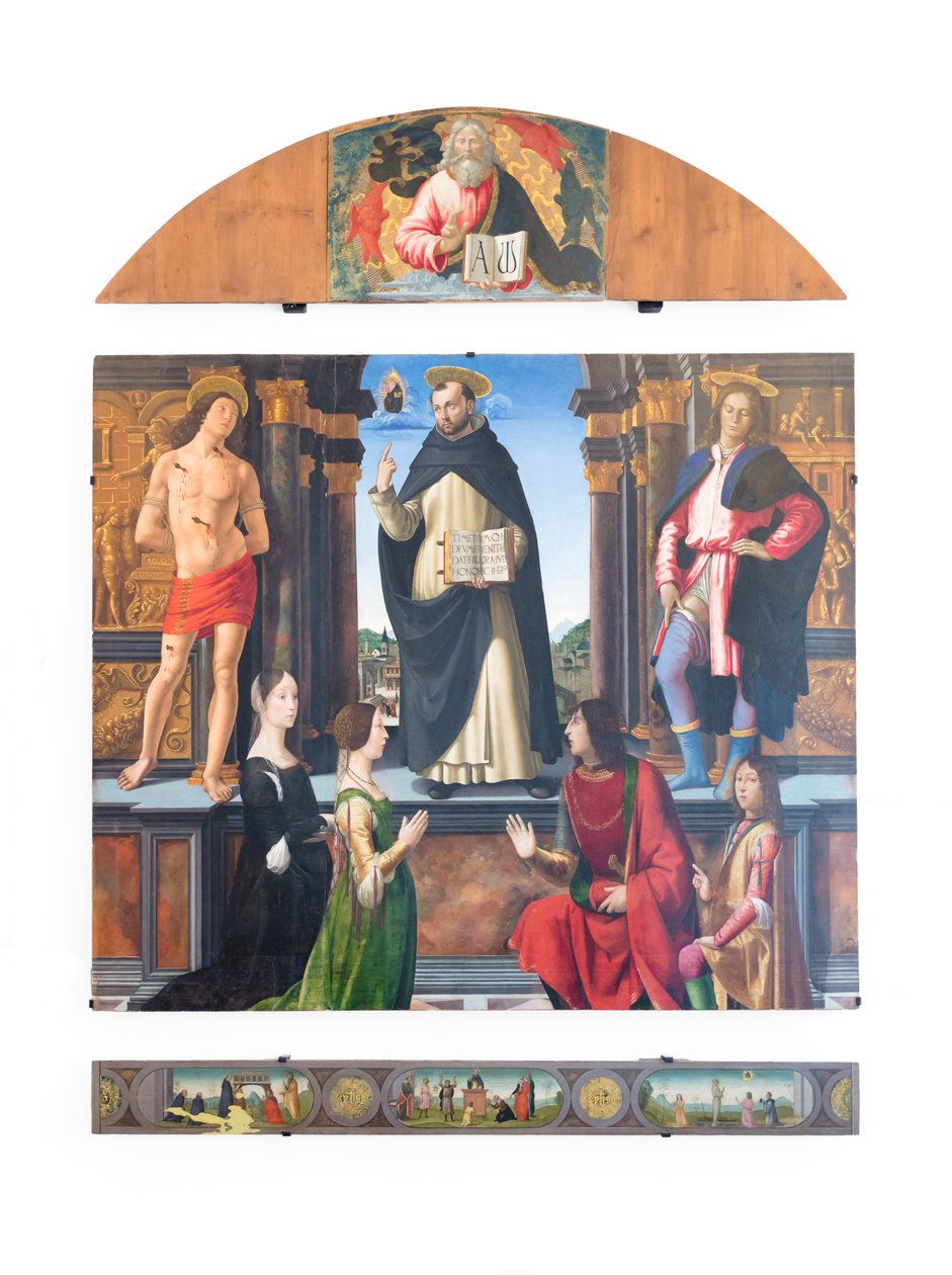 Altaarstuk van Sint Vincent Ferrer door Domenico (1449 94) Ghirlandaio