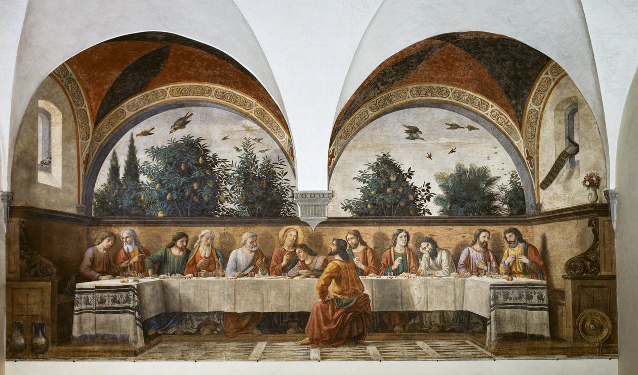 Het Laatste Avondmaal door Domenico Ghirlandaio