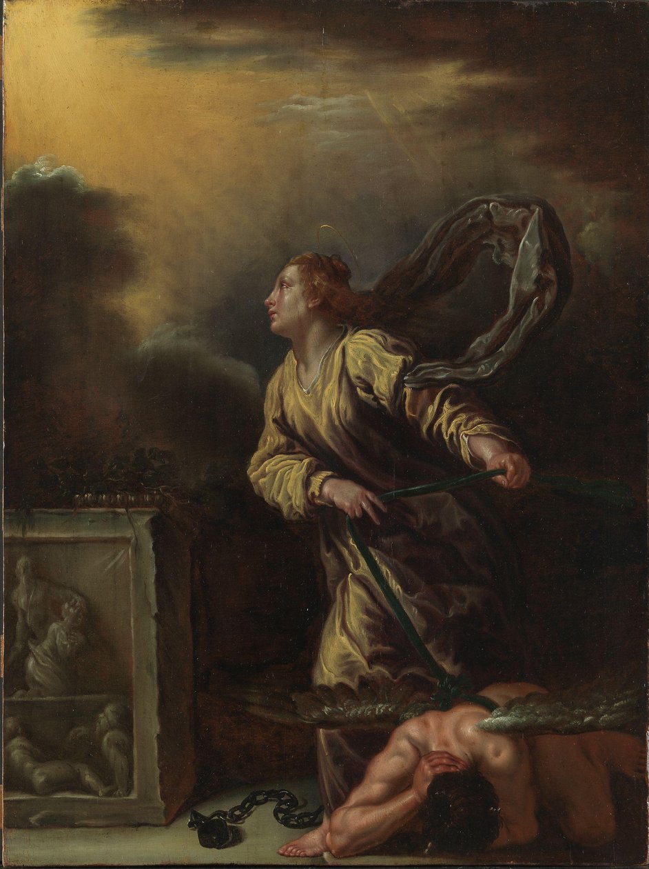 Sint Juliana door Domenico Fetti