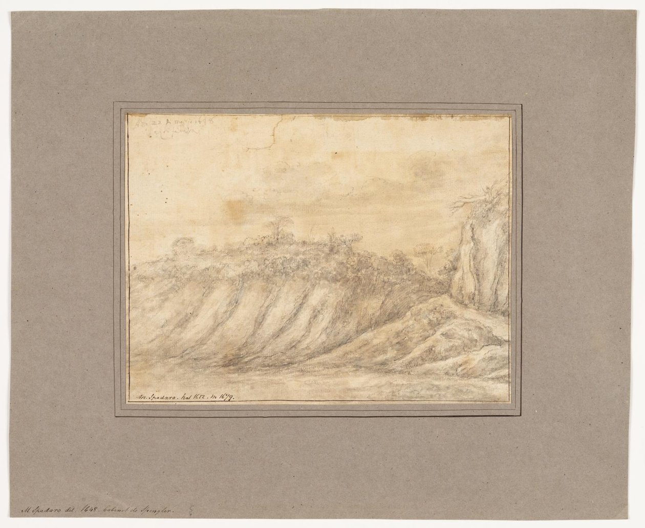 Uitzicht vanaf Solfatara di Pozzuoli, Napels door Domenico Gargiulo
