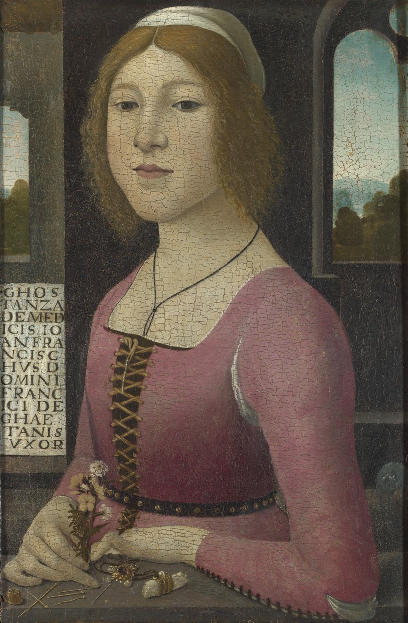 Costanza Caetani door Domenico, Ghirlandaio