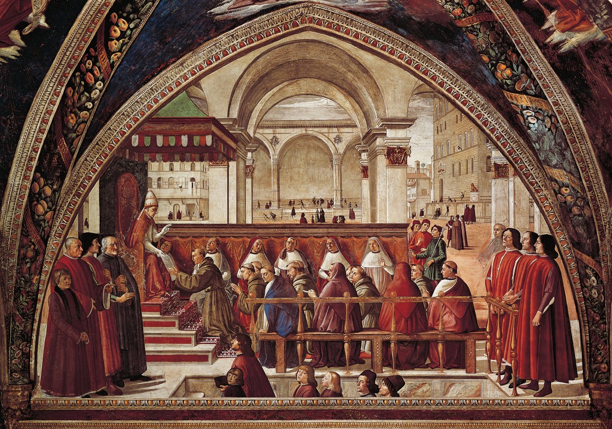 Verhalen van Sint Franciscus van Assisi door Domenico Ghirlandaio