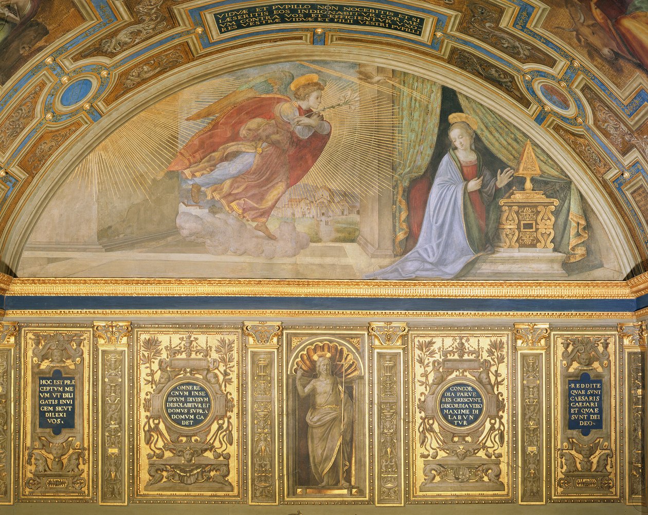 De Aankondiging door Domenico Ghirlandaio