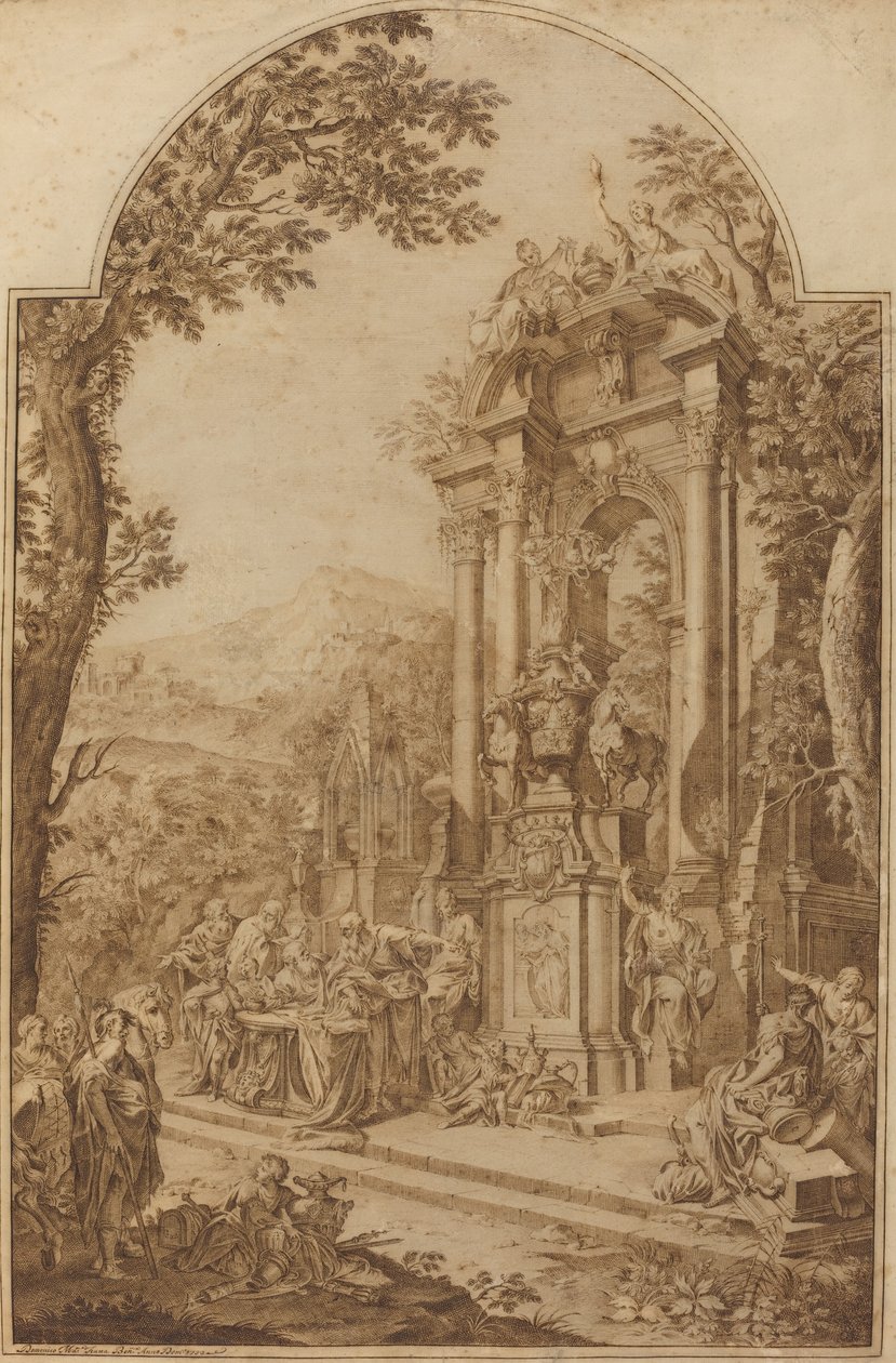 Monument voor William Chancellor Cowper door Domenico Maria Fratta
