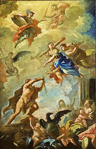 De triomf van Hercules door Domenico Mondo