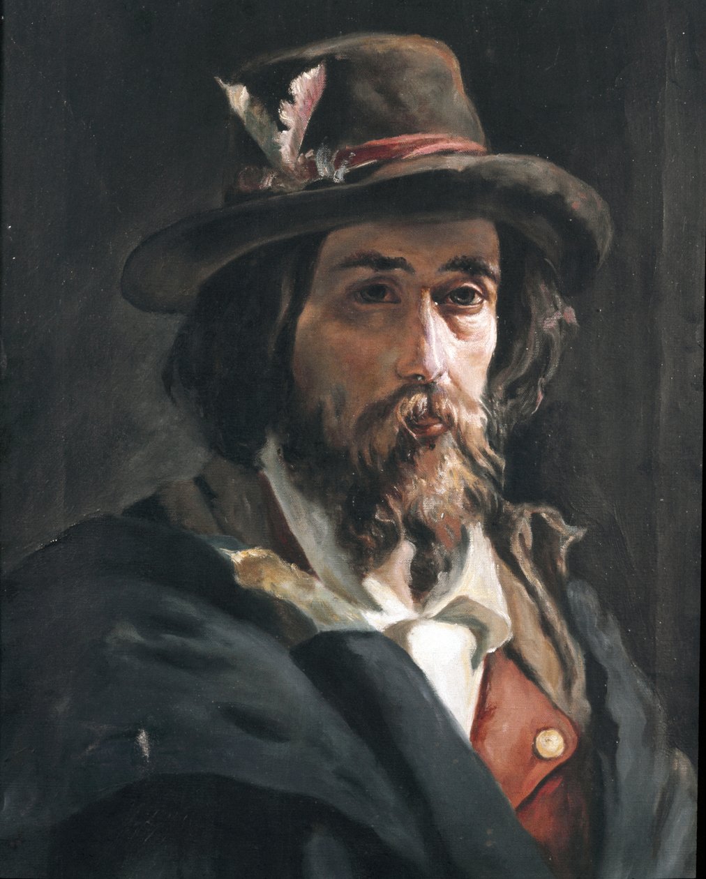 Portret van Francesco Nullo door Domenico Morelli