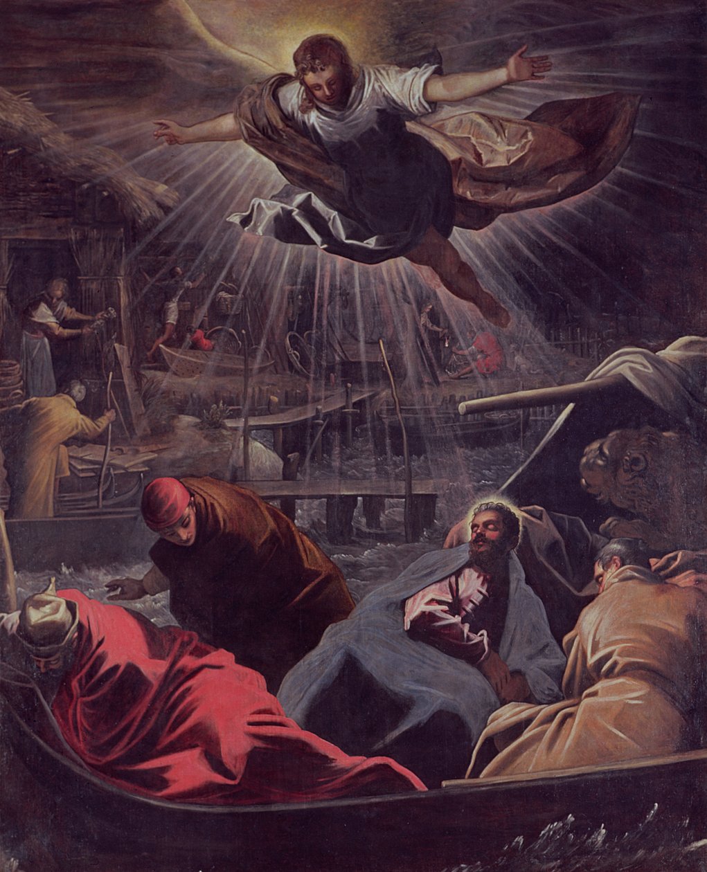 De droom van St. Marcus door Domenico Robusti Tintoretto