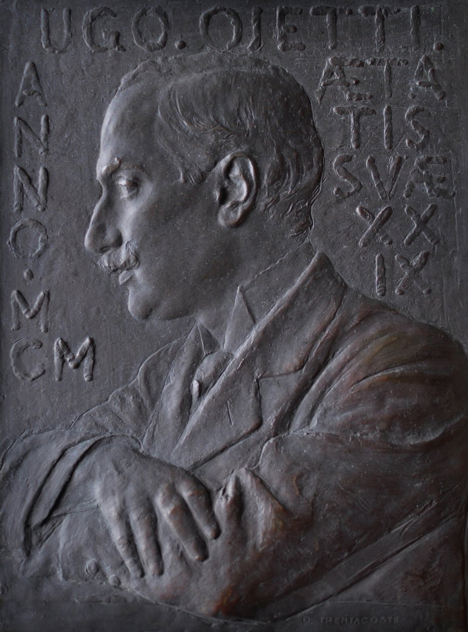 Portret van Ugo Ojetti door Domenico Trentacoste