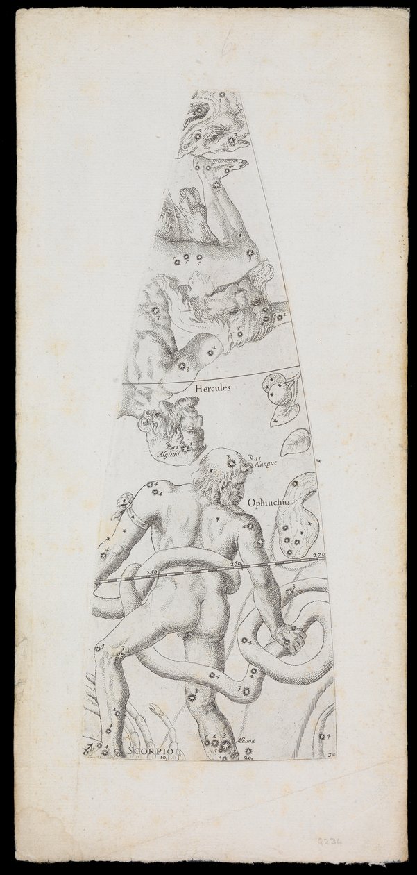 Hemelse globe segmenten door Domenico de