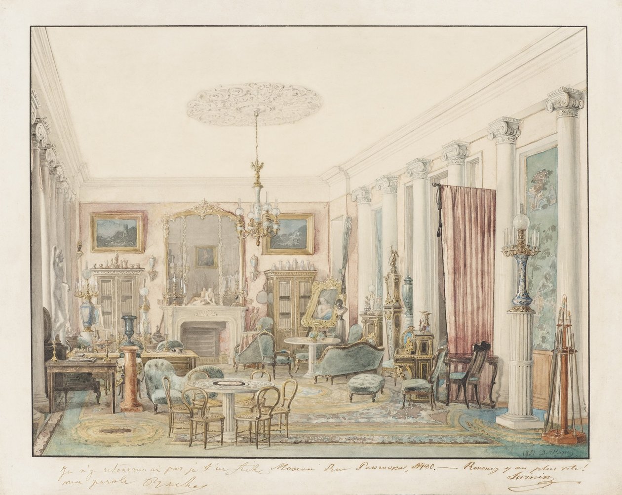 Een interieur in Moskou door Dominique Hagen