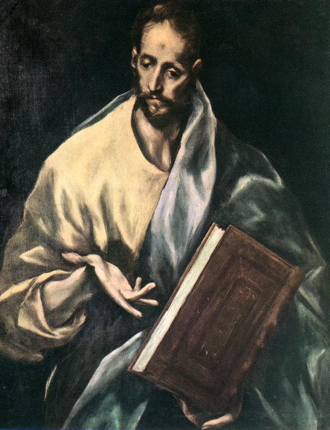 Apostel Sint Jacobus de Mindere door El Greco