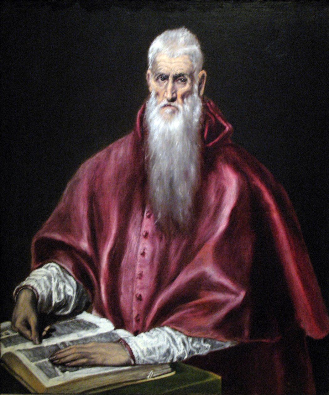 De Heilige Hiëronymus als Student door El Greco