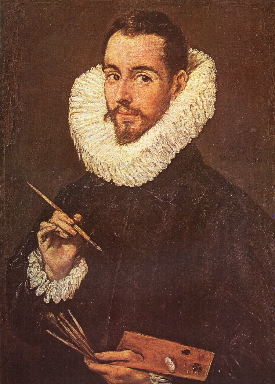Portret van Jorge Manuel Theotocópuli door El Greco