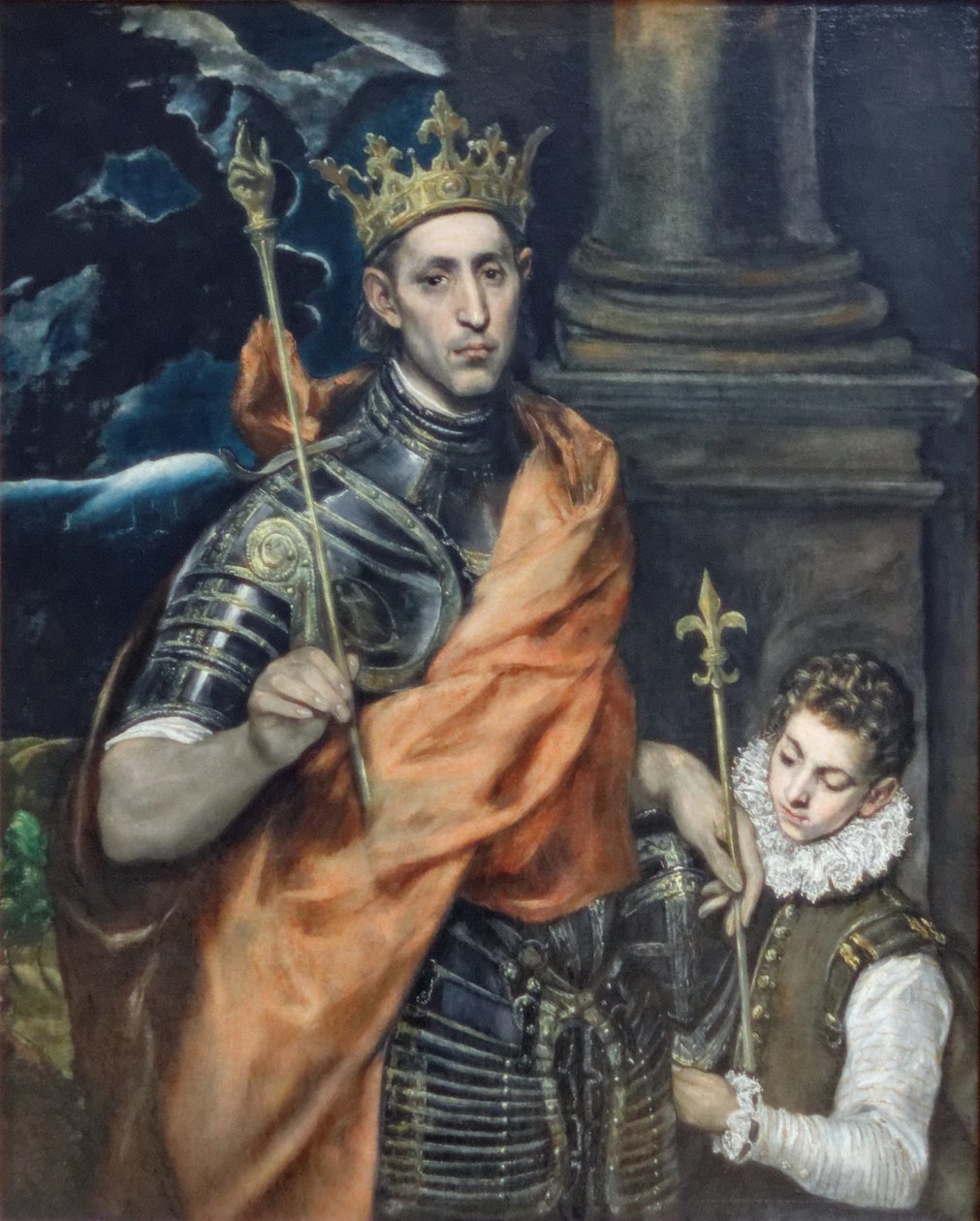 Sint Louis koning van Frankrijk door El Greco