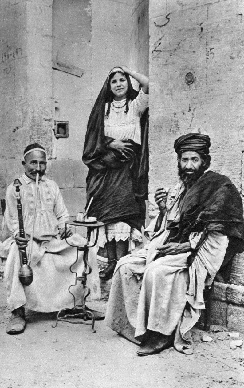 Mensen van Caïro, Egypte door Donald McLeish