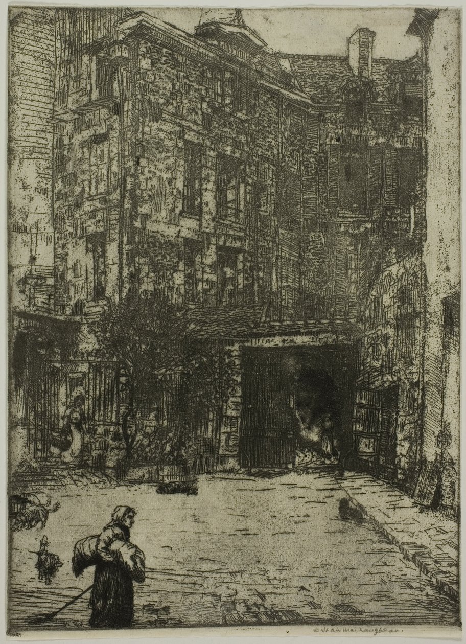 Cour de Commerce, Parijs door Donald Shaw MacLaughlan