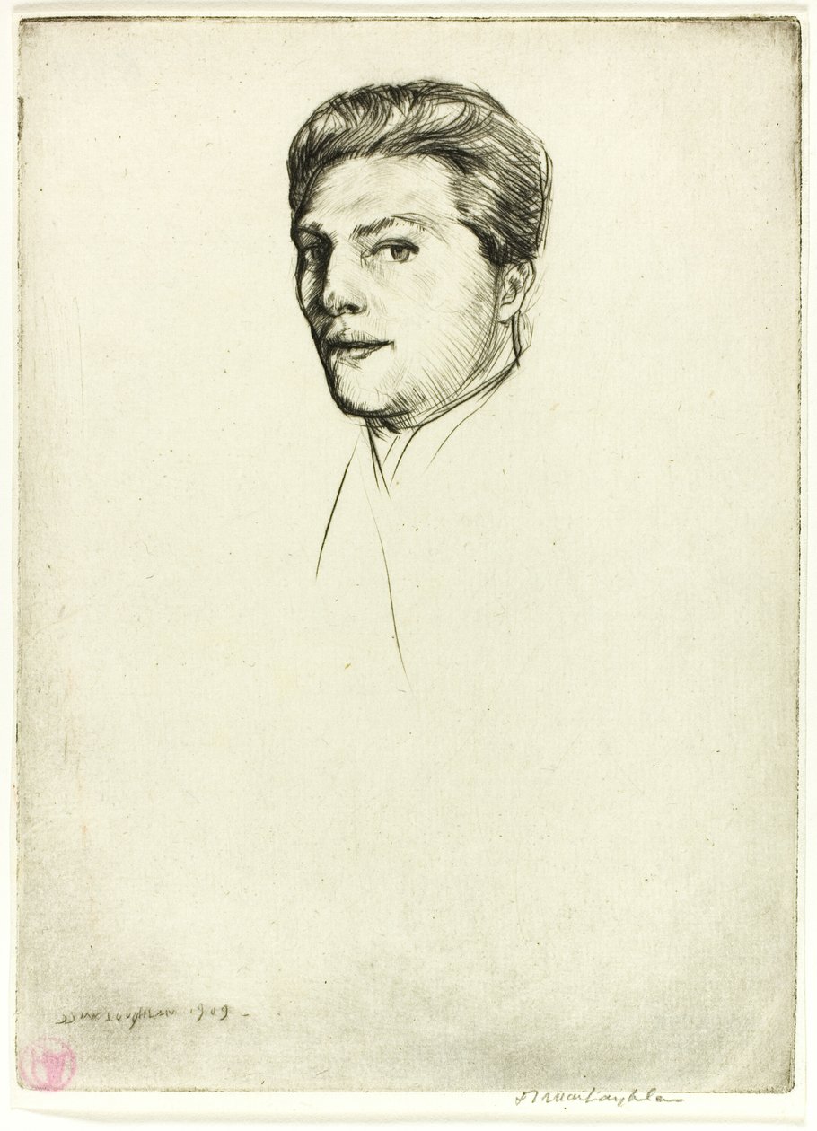 Droge Naald Nummer Vijf: Portret door Donald Shaw MacLaughlan