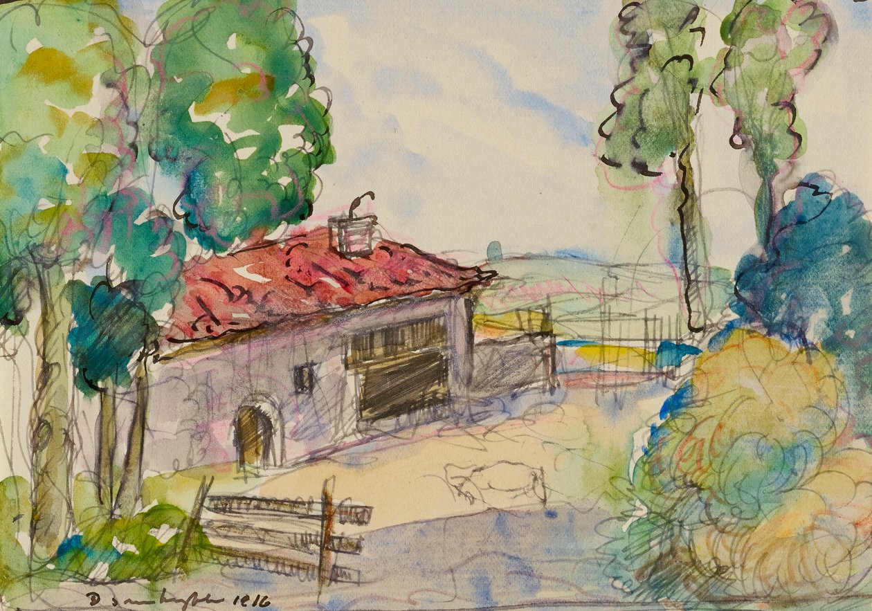 Boerderij, Albi door Donald Shaw MacLaughlan