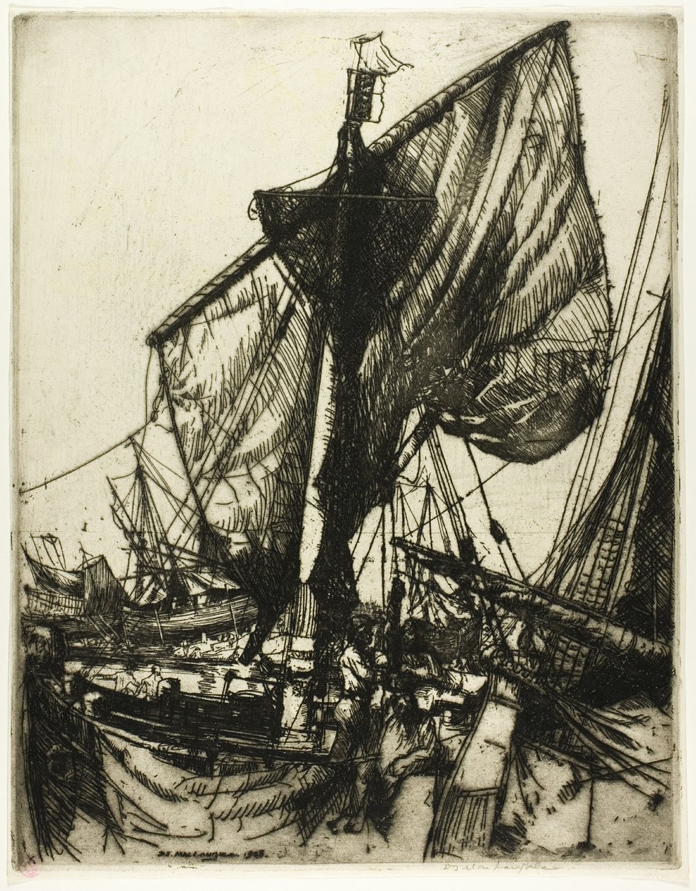 Vissers van Chioggia door Donald Shaw MacLaughlan