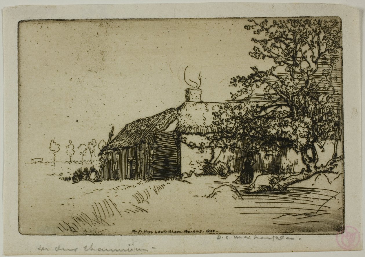 De twee huisjes door Donald Shaw MacLaughlan