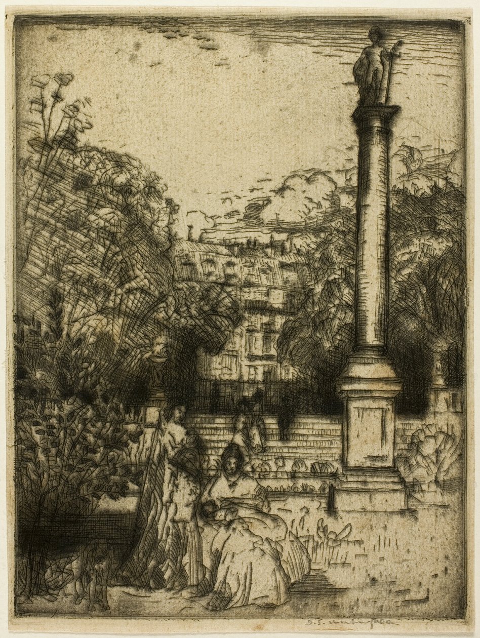 Luxemburgse zuil, Parijs door Donald Shaw MacLaughlan