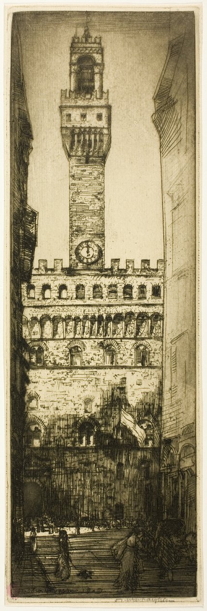 Palazzo Vecchio, Florence door Donald Shaw MacLaughlan