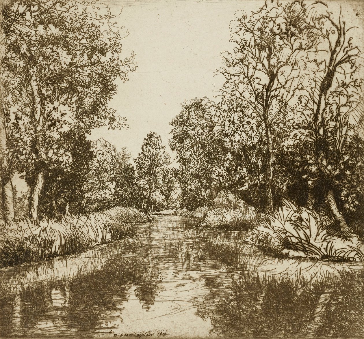 River Song nr. 2 door Donald Shaw MacLaughlan