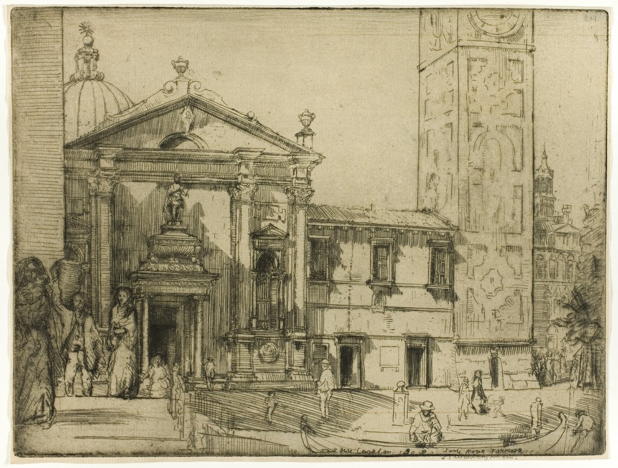 Santa Maria Formosa, Venetië door Donald Shaw MacLaughlan