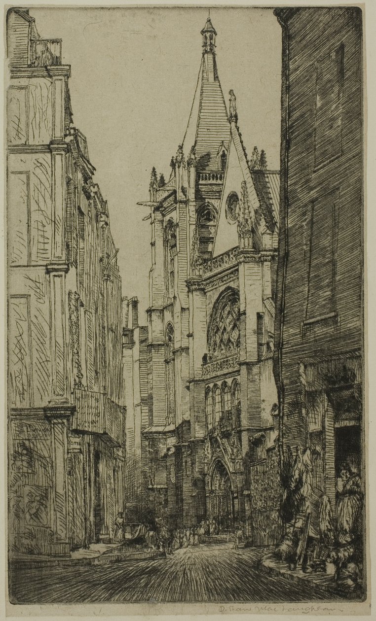St. Severin, Parijs door Donald Shaw MacLaughlan