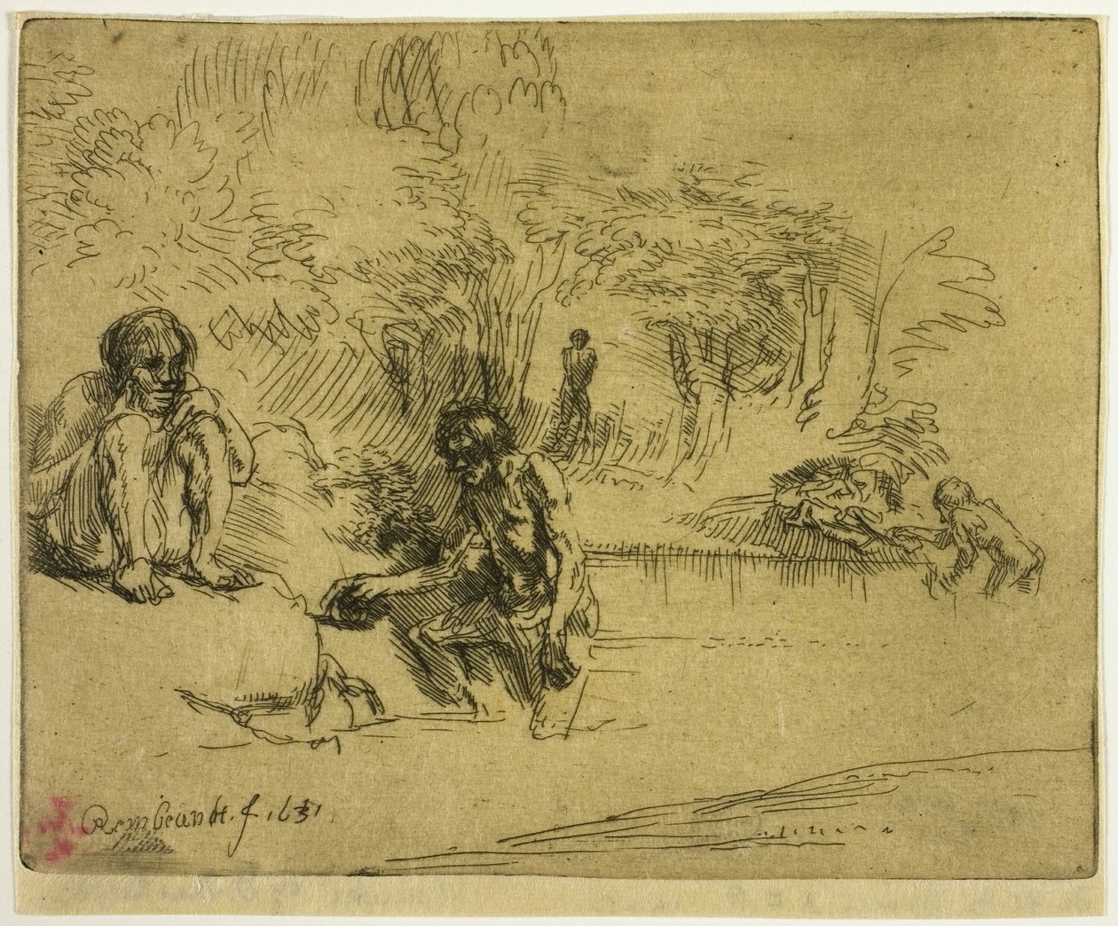 De baders door Donald Shaw MacLaughlan