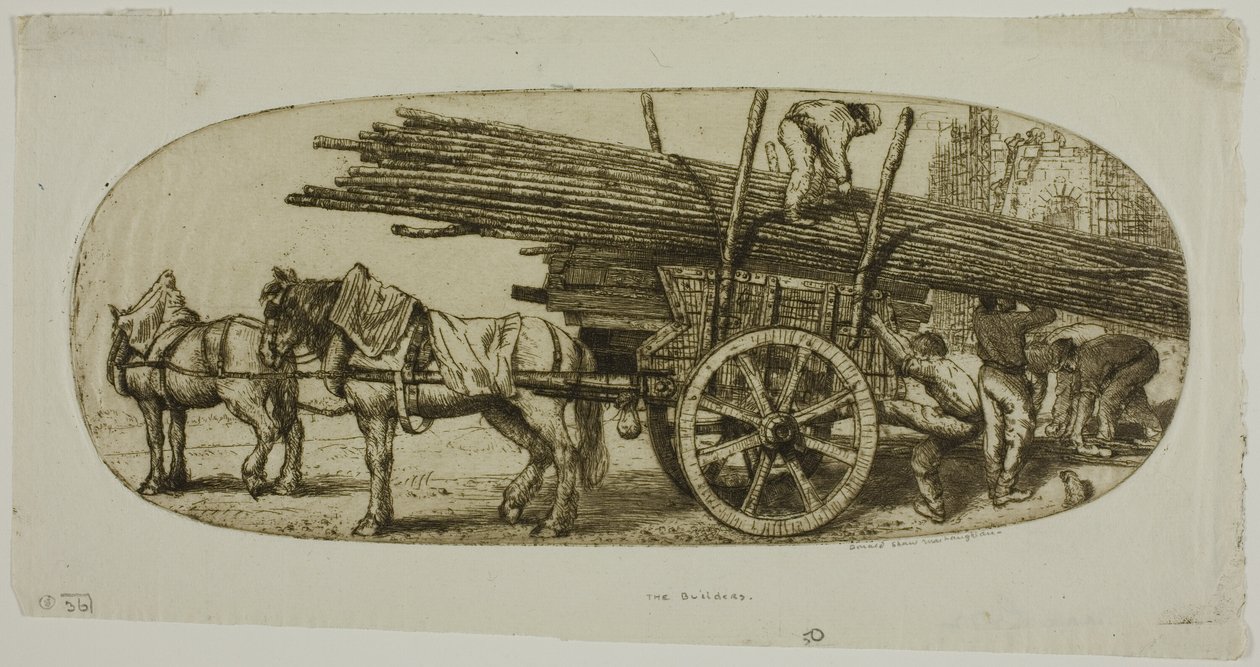De bouwers door Donald Shaw MacLaughlan