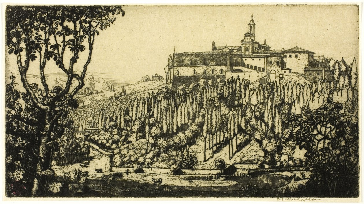 De Certosa, Florence door Donald Shaw MacLaughlan