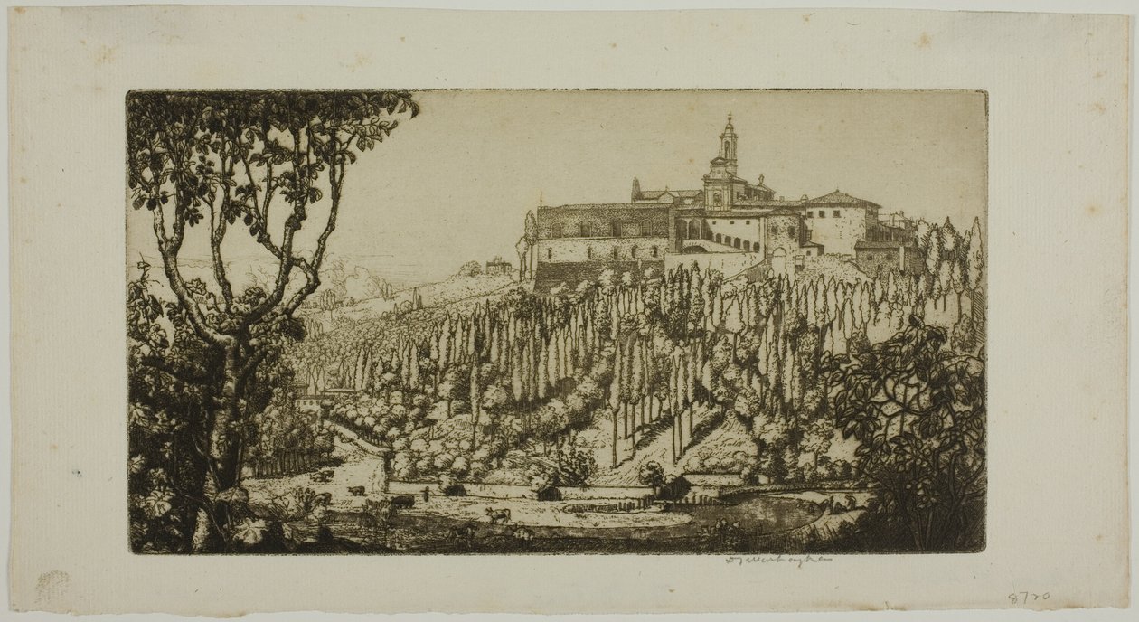 De Certosa, Florence door Donald Shaw MacLaughlan