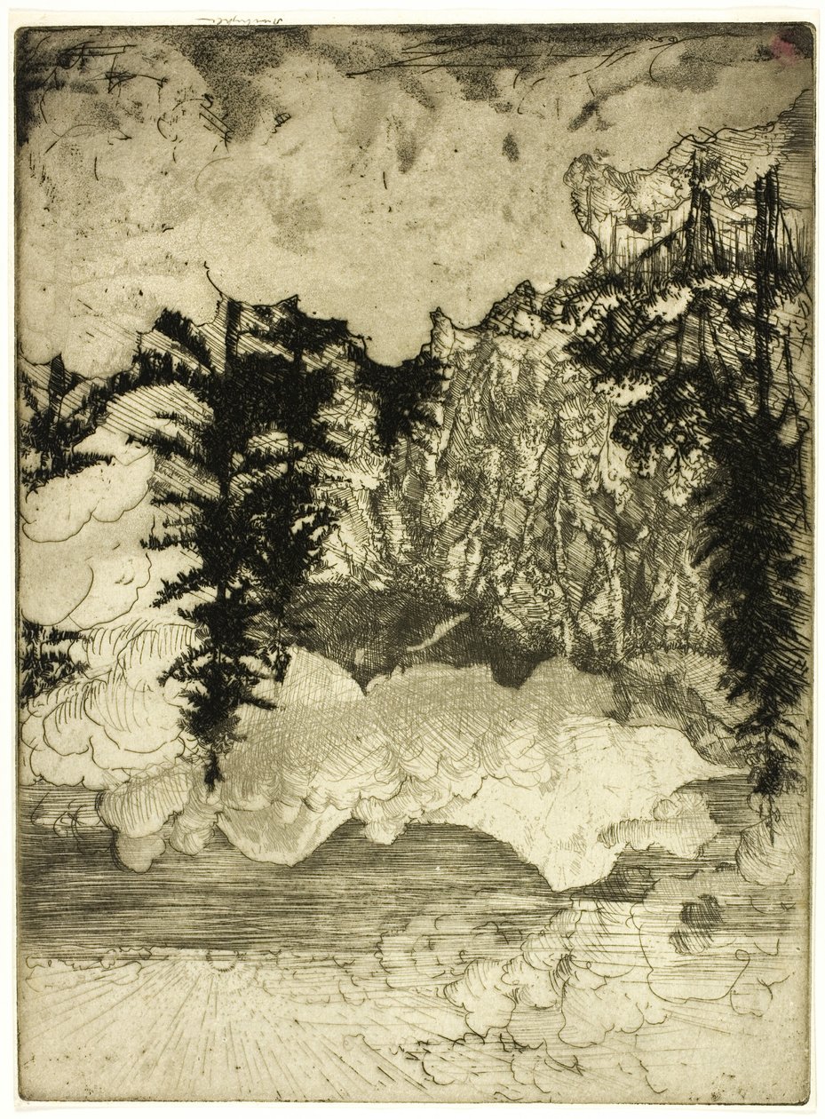 De Twee Pijnbomen, Zwitserland door Donald Shaw MacLaughlan