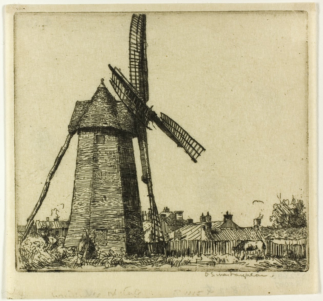 De Windmolen door Donald Shaw MacLaughlan