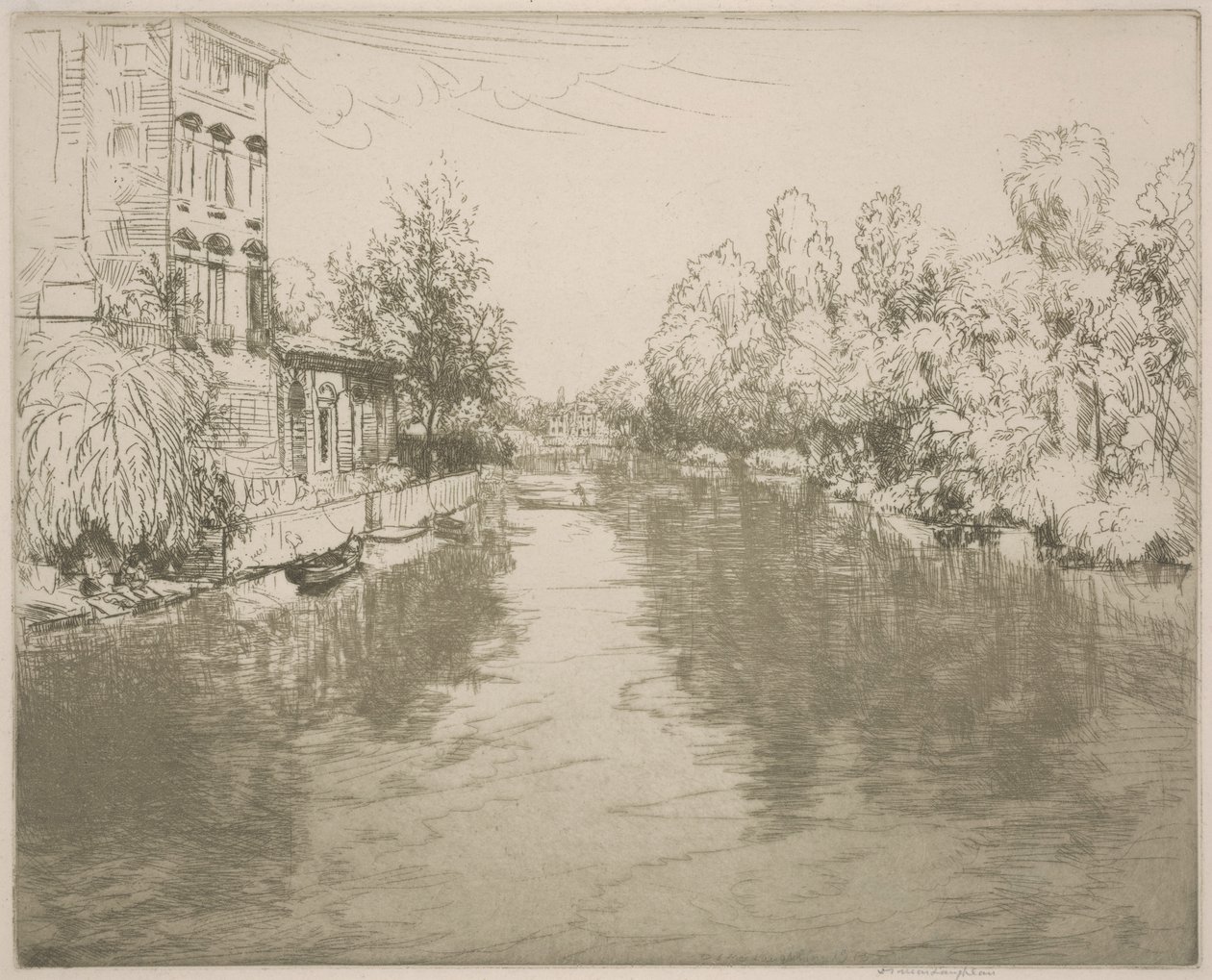 Treviso Wateren door Donald Shaw MacLaughlan