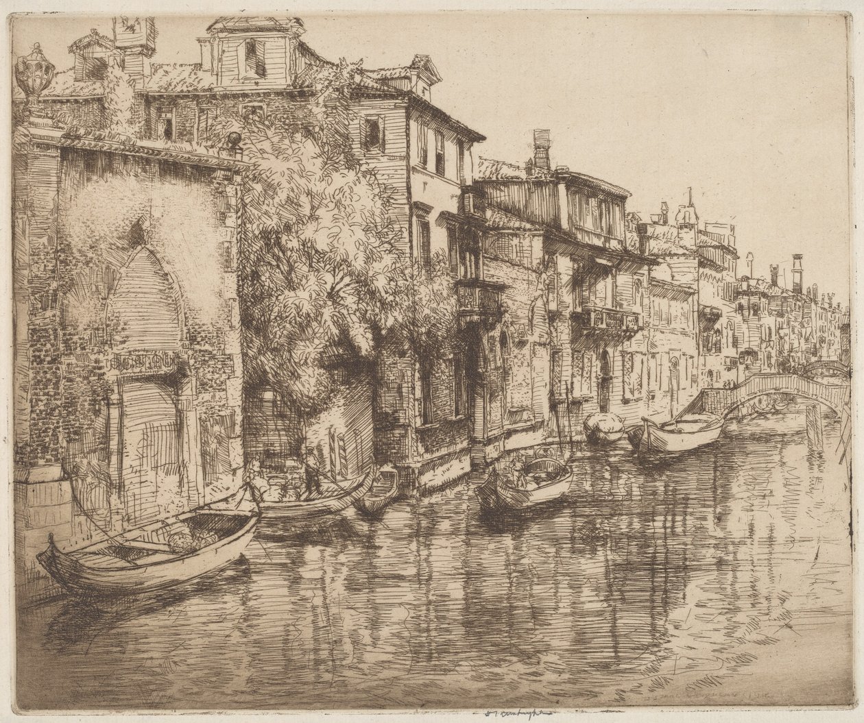 Venetiaanse middag door Donald Shaw MacLaughlan