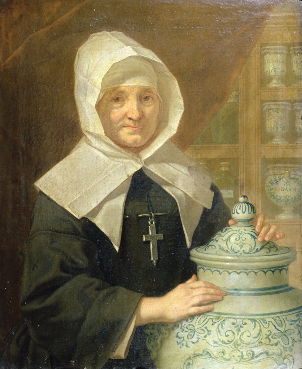 Zuster Claudine Pila (overleden 1802) door Donat Nonotte