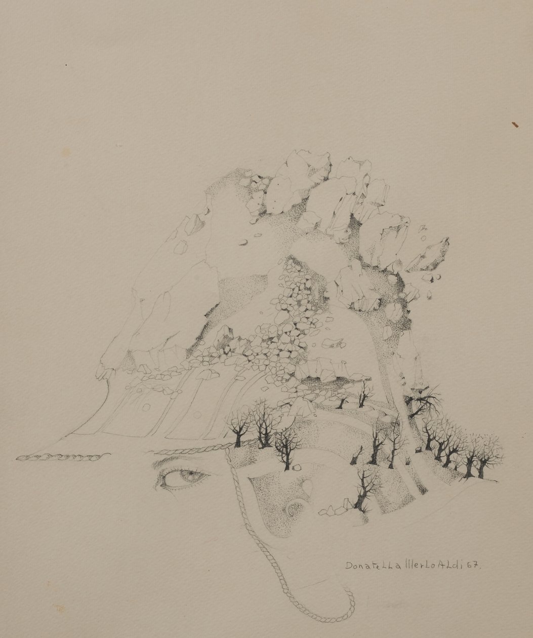 De helm door Donatella Merlo