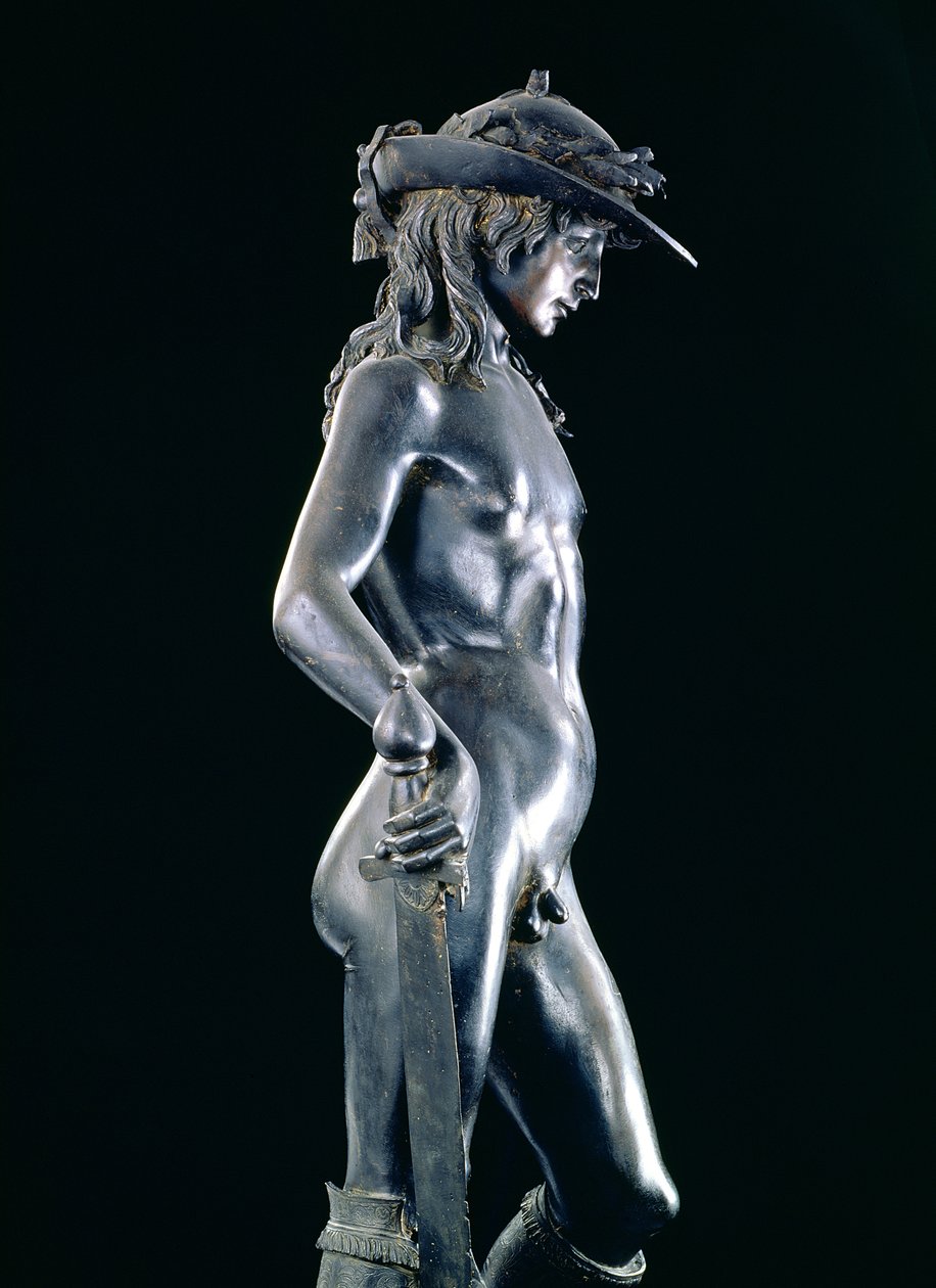 David, ca. 1440 (brons) door Donatello
