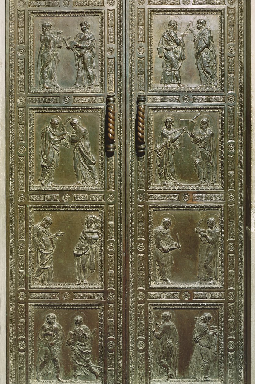 Deuren met Martelaren, 1440-43 (detail) door Donatello