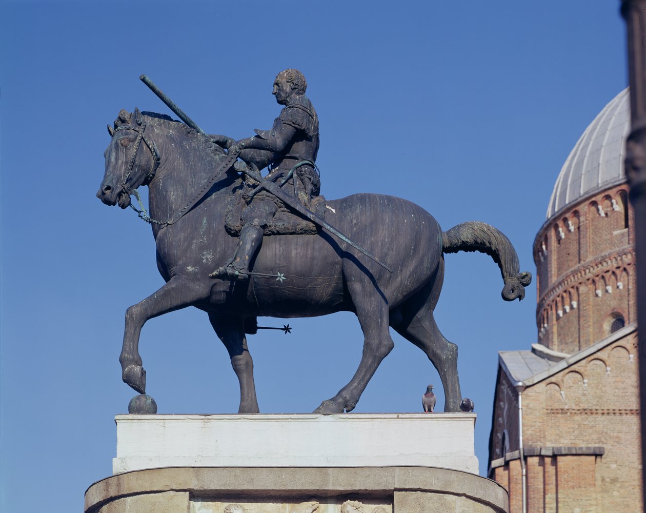 Ruiterportret van Gattamelata, 1453 door Donatello