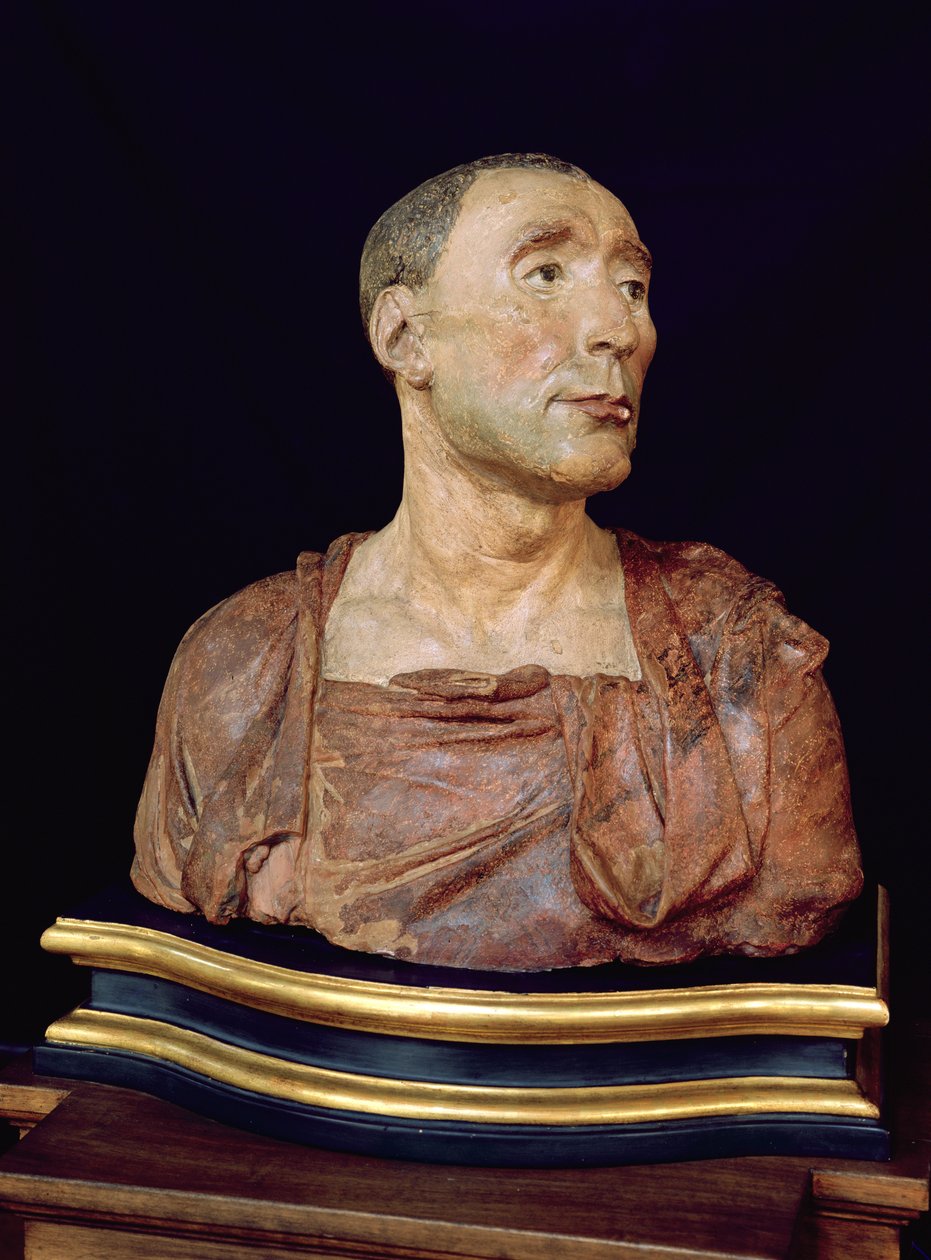 Portretbuste van Niccolo da Uzzano (1359-1431) door Donatello