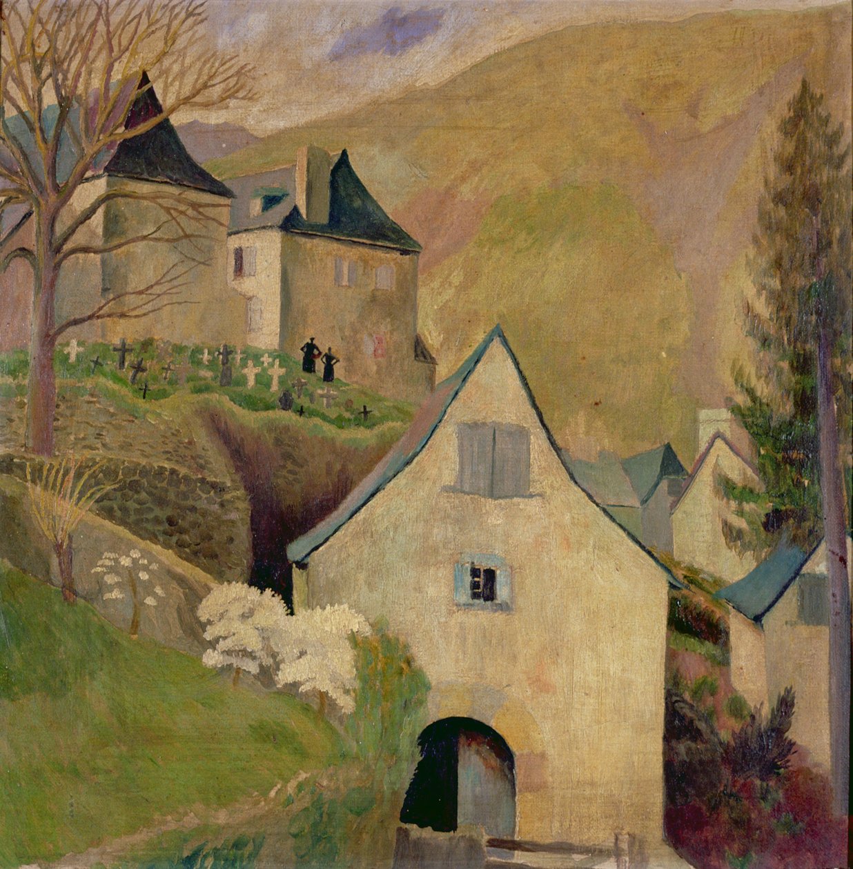 Bergkerk, Larrau door Dora Carrington