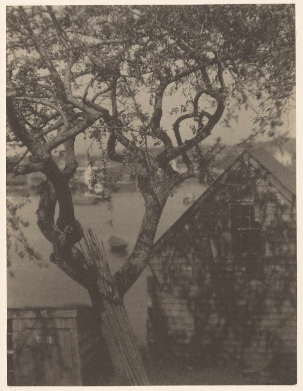 Havengezicht, waarschijnlijk Gloucester, Massachusetts door Doris Ulmann