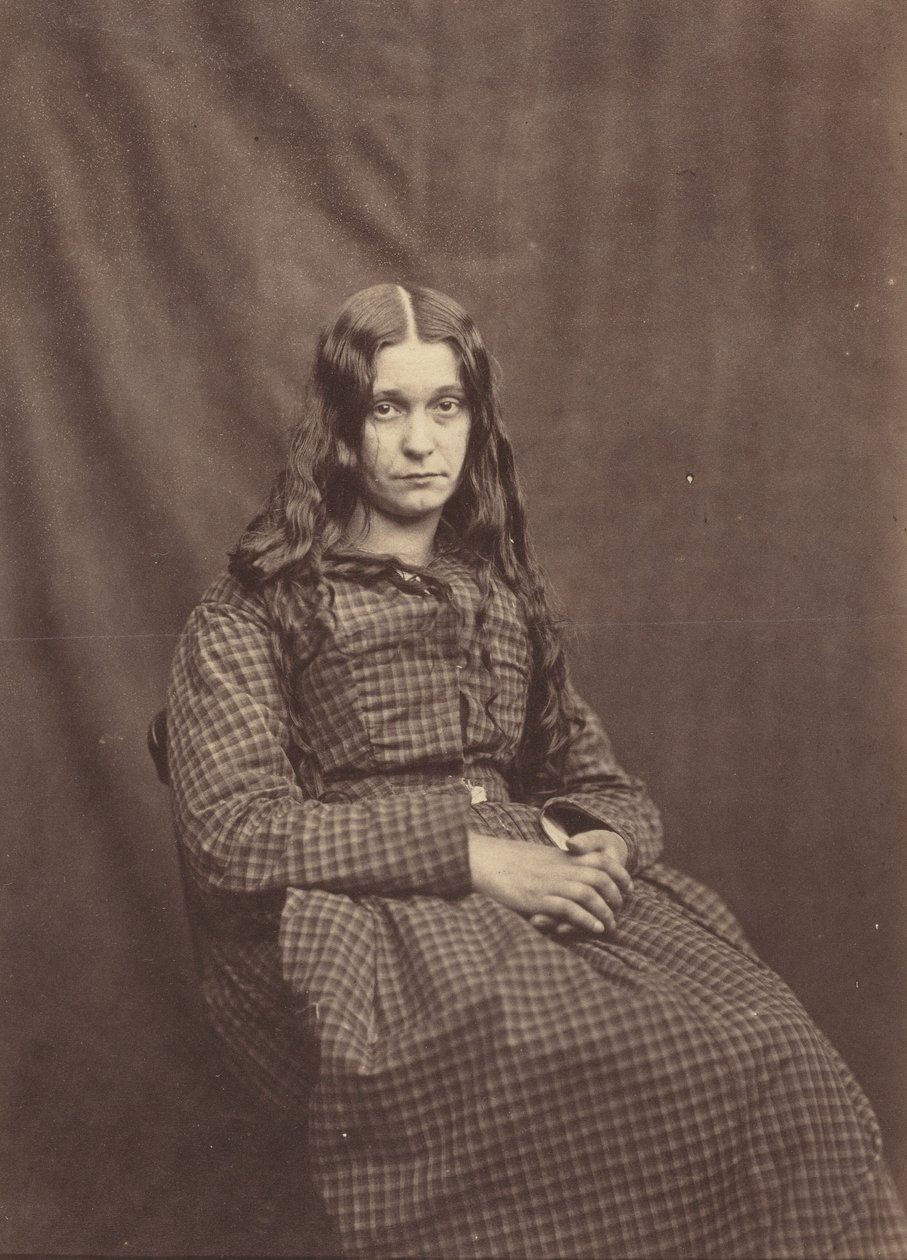 Vrouw, Surrey County Asylum door Dr. Hugh Welch Diamond