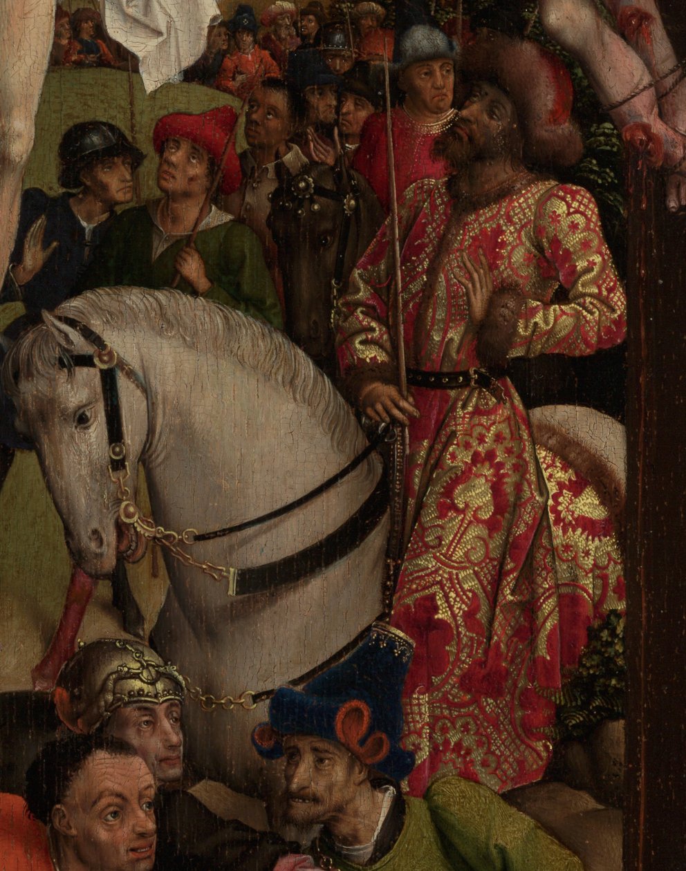 De kruisiging door Dreux Budé Master